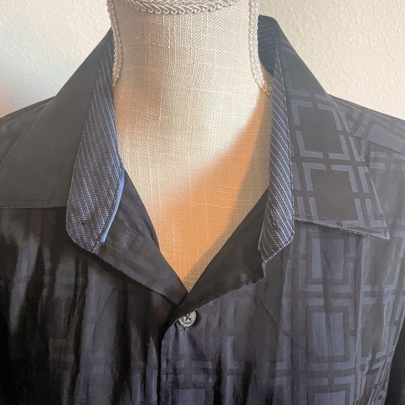 Johnston & Murphy European Abstract Dress Shirt - Picture 7 of 9